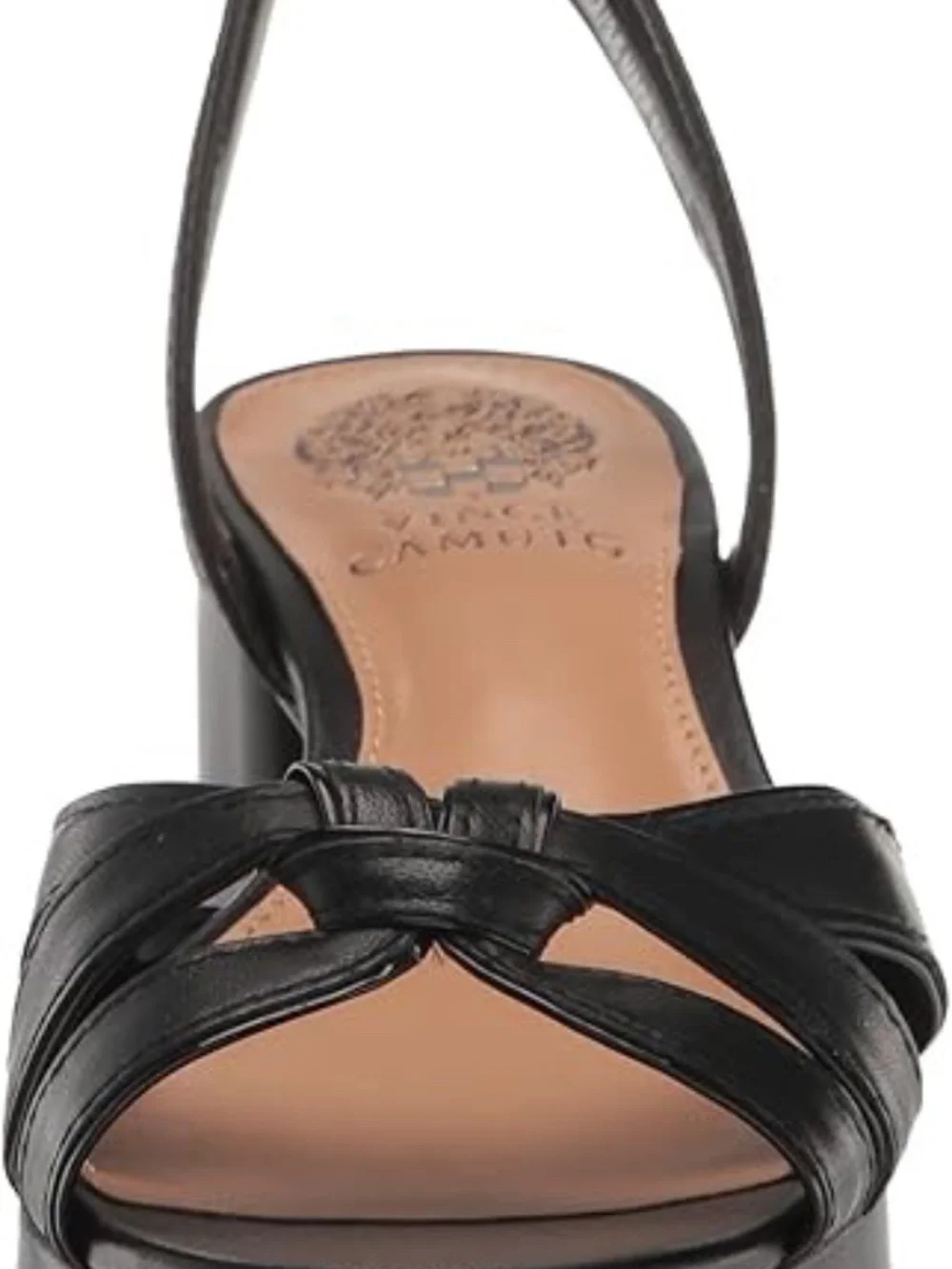 VINCE CAMUTO PLATFORM VS-FREESIE LEATHER SANDALS SIZE 7.5 - Picture 6 of 12